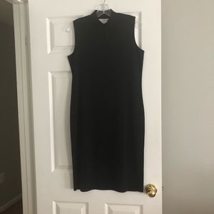 Misook black knit dress size M